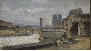 Stanislas lepine The Pont de la Tournelle, Paris Germany oil painting artist